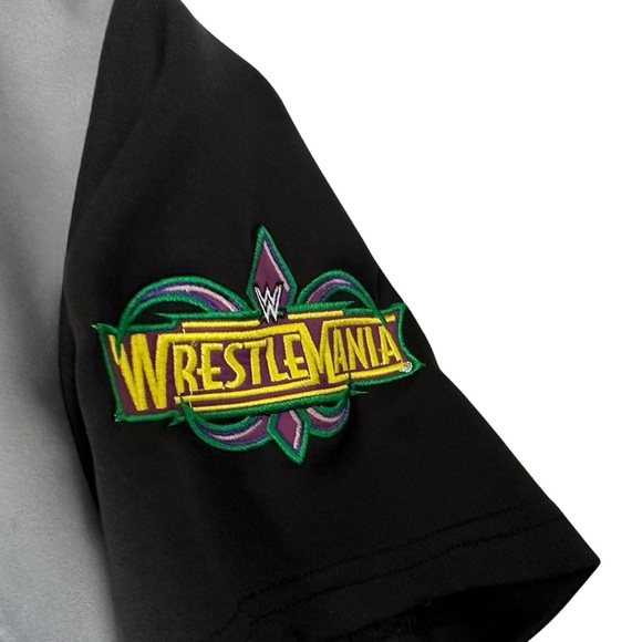 WWE Authentic Wrestlemania 34 Youth New Orleans Baseball Jersey Sz Medium - Picture 4 of 9